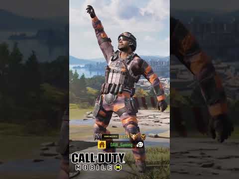 Javier Salazar doing the "Confidence" emote - #CODM #callofdutymobile #DAWGaming #shorts