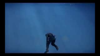 Mad Max falling through the world with an exploding gasoline can bug