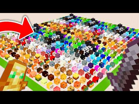 I Collected EVERY Mob Head in Minecraft...