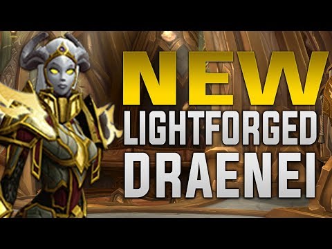 Lightforged Draenei | Customization, Heritage Armor, Racials, Voices, Mounts & Scenario | Alliance A