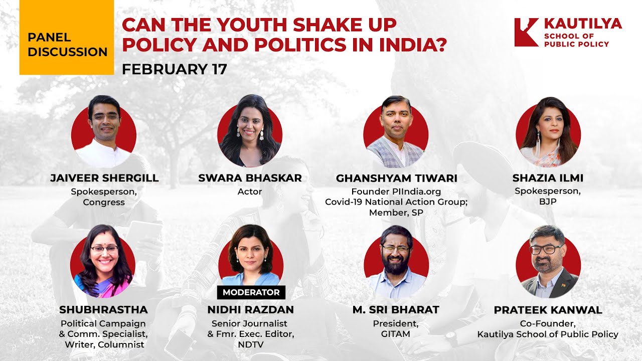 Experts emphasize on Youthful Change and returning power to people at webinar hosted by Kautilya School of Public Policy