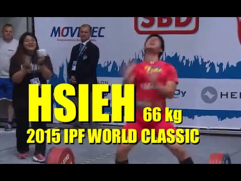 Tsung Ting Hsieh 2015 IPF World Classic (6/11/2015)