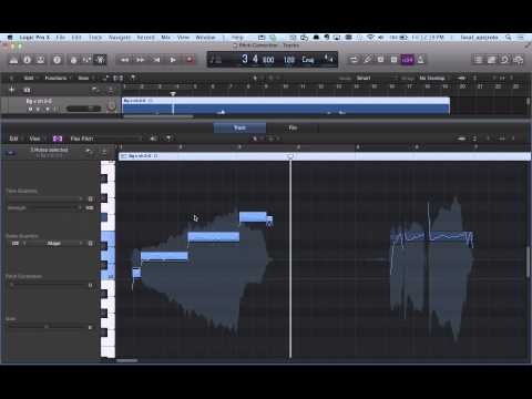 Pitch Correction in Logic Pro X