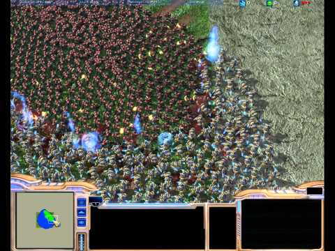 2000 Marines vs 3000 Zealots