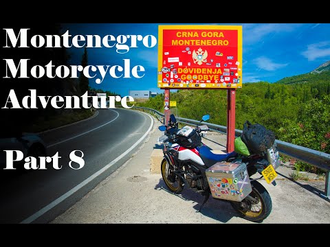 Riding North along the coast of Croatia - Montenegro Motorcycle Adventure Part 8