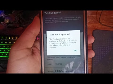 TalkBack Suspended Samsung j2 pro | Fixed