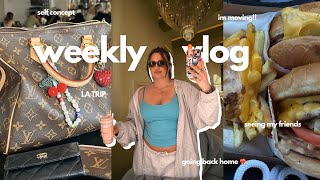 Download lagu weekly vlog: LA TRIP, girl I'm moving, improving my self concept & more mp3