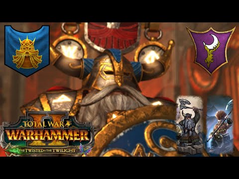 The DAWI RUSH GAMBIT! Dwarfs Vs Dark Elves. Total War Warhammer 2, Multiplayer