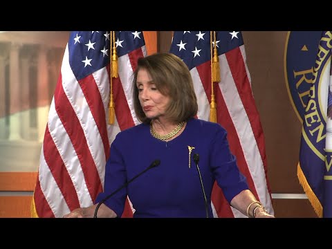 House Speaker Nancy Pelosi says she welcomes "the enthusiasm" of backers of a Green New Deal, but stopped short of supporting it as other Democrats unveil legislation aimed at combating climate change and creating jobs in renewable energy. (Feb. 7)