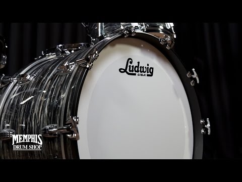 Ludwig Classic Maple Drum Set 22/13/16 - Vintage Black Oyster Pearl