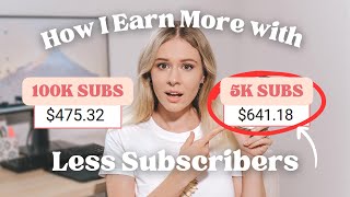 My 5K Subscriber Channel Earns More than My 100K Channel, here's why...
