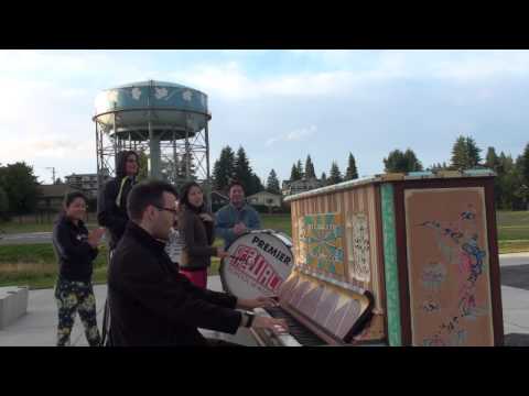 Chris Marx at the Pianos In The Parks - Seattle