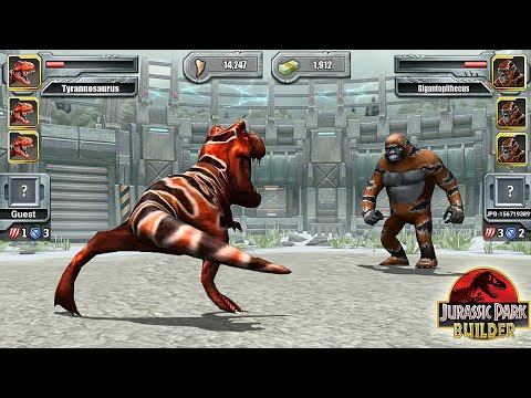 Tyrannosaurus Rex vs King Kong - Tournament | Jurassic Park Builder