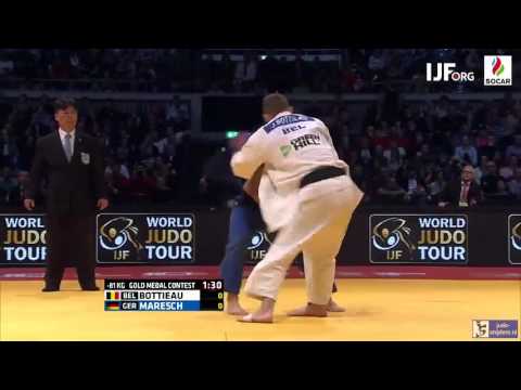 Judo 2016 Grand Prix Dusseldorf: Bottieau (BEL) - Maresch (GER) [-81kg] final