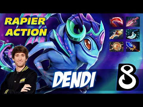 B8.Dendi Puck - RAPIER DRAGON ACTION - Dota 2 Pro Gameplay [Watch & Learn]