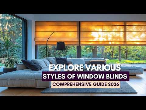 Explore Various Styles of Window Blinds | Comprehensive Guide 2026