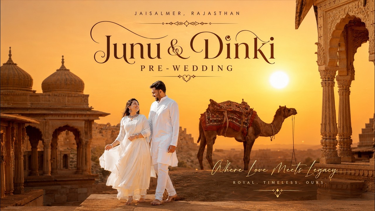 Landscape pre-wedding YouTube video cover