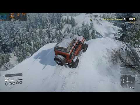 SnowRunner Walkthrough Part 109 - "West Mountain Conquest" [2160p60]