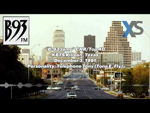"B93 Jams" KBTS Killeen, Texas - December 3, 1991