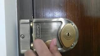 Europa Lock How to unlock if locked accidentally