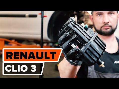 How to change fuel filter RENAULT CLIO 3 [TUTORIAL AUTODOC]