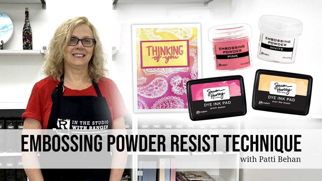 Embossing Powder Resist Technique