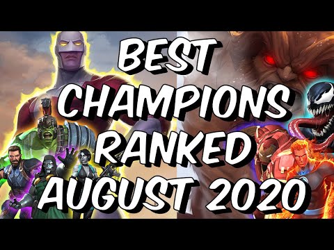 Best Champions Ranked August 2020 - Seatin's Tier List - Marvel Contest of Champions