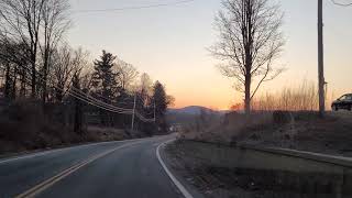 Unionville NY area  ride at dusk