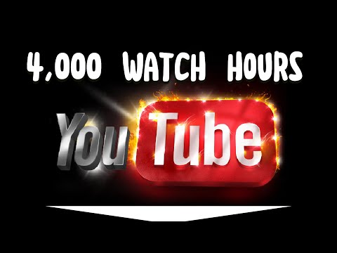 youtube watch hours 4000 Hack for FREE