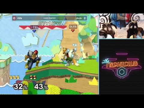 The Nightclub S1E10: JoJo (Captain Falcon) vs K8A (Fox) - Losers Quarters SSBM