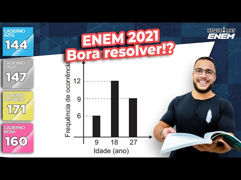 🟣 Question 144 - Blue Booklet | Statistics | ENEM 2021 Mathematics