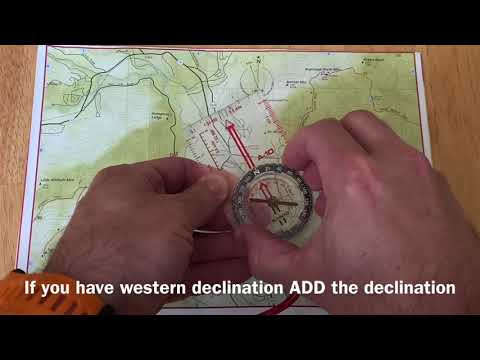 Wilderness Navigation Skills- Orientating a Map with a Compass