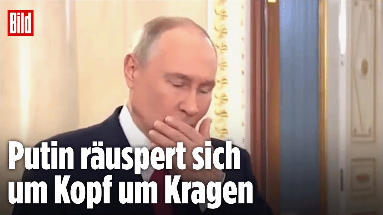Putin am Husten: Erneute Spekulationen um seine Gesundheit