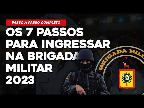 Como se tornar soldado da Brigada Militar 2023 - Passo a passo completo