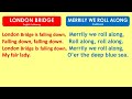 Partner Song Mash Up London Bridge Merrily We Roll Along Jc And Angel