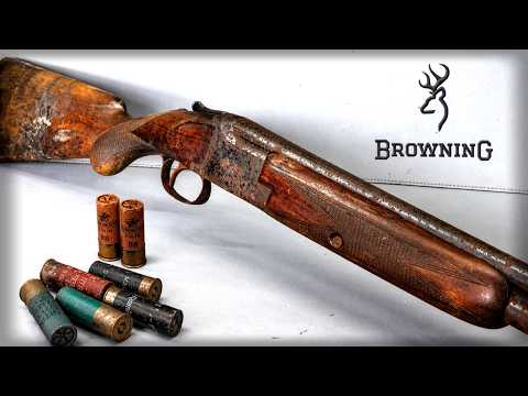 Restoring a 1937 Browning Superposed O/U shotgun, (with test firing). #restoration