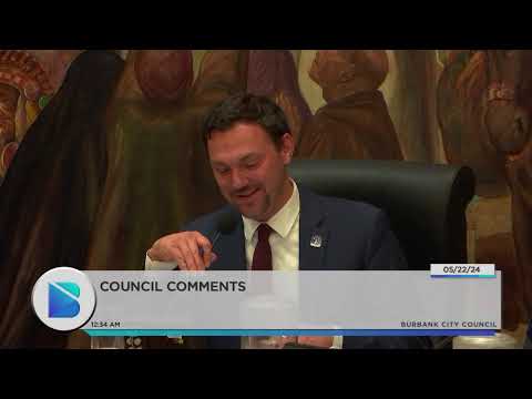 Burbank City Council Meeting - May 21, 2024