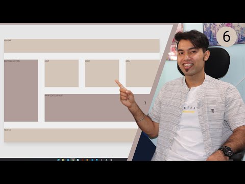 Create Website Layout with CSS GRID in Hindi 2021 | Free Code | P 6