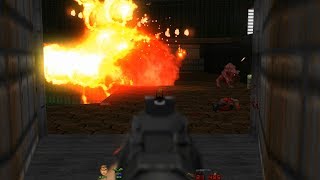 Doom the Way id Did – Lost Episodes | E5M4: Phobos Garrison [Brutal Doom v21 RC2b]