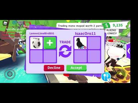 Trading farm egg in Roblox adopt me