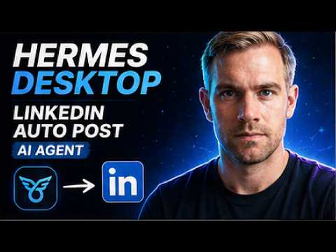 Automate LinkedIn with Hermes Desktop