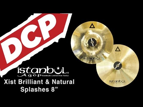 Istanbul Agop Xist Brilliant/Natural Splash Cymbals 8"