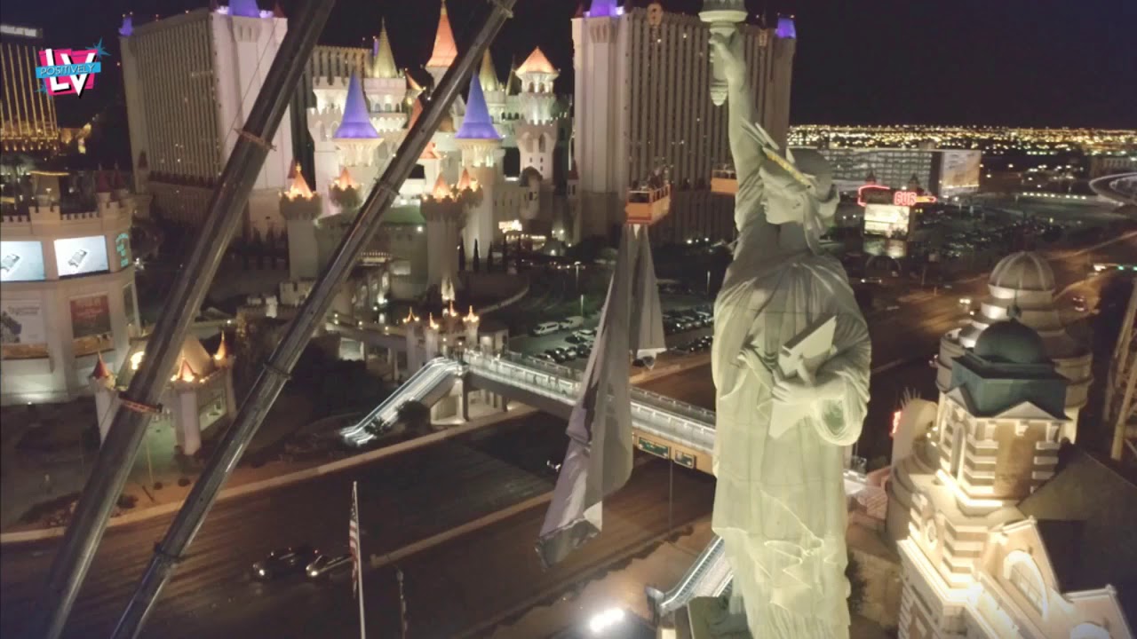 Who made the Statue of Liberty in Las Vegas?