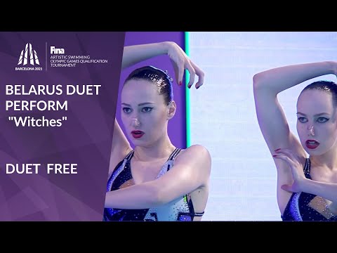 Belarus Duet's Spellbinding Witches Artistic Swimming Olympic Qualifier