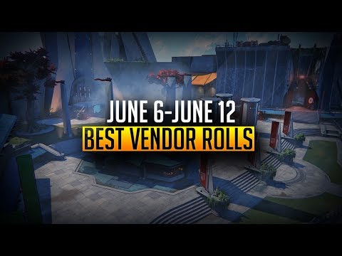 Destiny: Best Vendor Rolls( June 6th- June 12th) | Rise of Iron