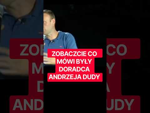 ZOBACZCIE CO MÓWI BYŁY DORADCA ANDRZEJA DUDY #koalicjaobywatelska #konfederacja #lewica #tusk
