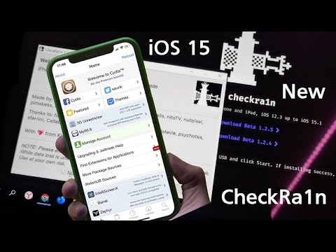 iOS 15.4.1 - 14.8 Jailbreak all devices by CheckRa1n Win!