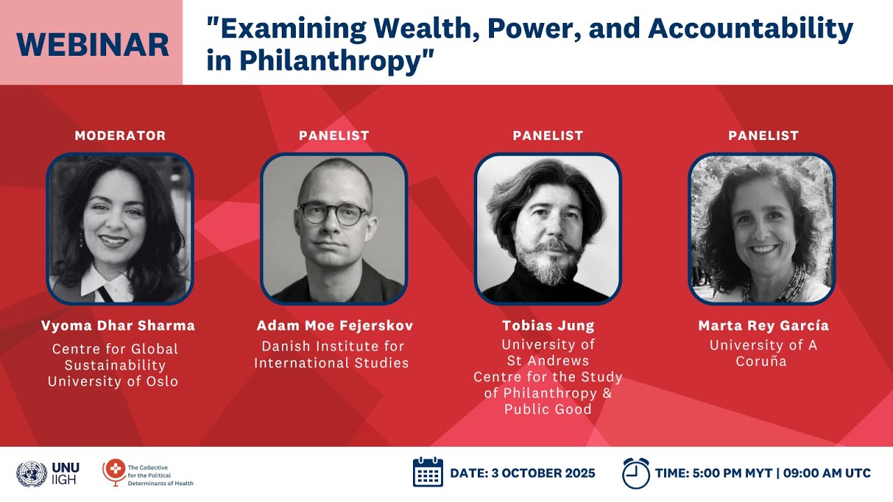 Examining Wealth, Power, and Accountability in Philanthropy