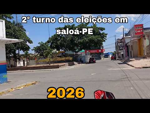 DOMINGO DE 2° TURNO DE ELEIÇÕES 2026 EM SALOÁ-PE 