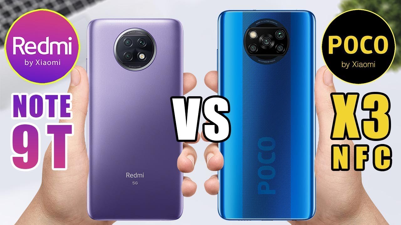 Xiaomi Redmi Note 9T vs Poco X3 NFC